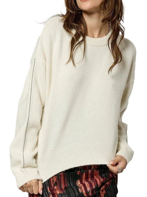 Kaporal Mastic Ecru Dames Trui - Kiabi Kaporal Mastic Ecru Dames Trui - Kiabi