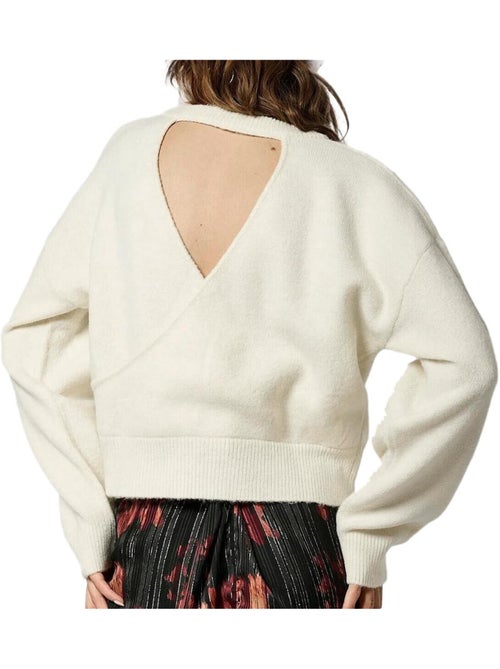 Kaporal Mastic Ecru Dames Trui - Kiabi Kaporal Mastic Ecru Dames Trui - Kiabi