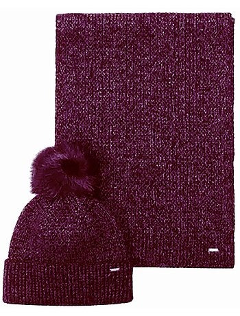 Kaporal melly dames mutsen en sjaals set zwart