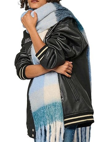 Kaporal menny blauw/wit dames sjaal