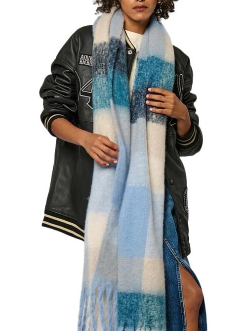 Kaporal MENNY Blauw/Wit Dames Sjaal - Kiabi Kaporal MENNY Blauw/Wit Dames Sjaal - Kiabi