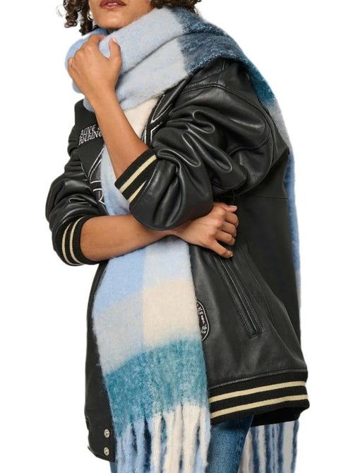 Kaporal MENNY Blauw/Wit Dames Sjaal - Kiabi Kaporal MENNY Blauw/Wit Dames Sjaal - Kiabi
