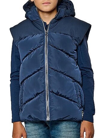 Kaporal mexh jongens bodywarmer mouwloos marineblauw