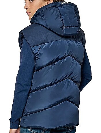 Kaporal mexh jongens bodywarmer mouwloos marineblauw