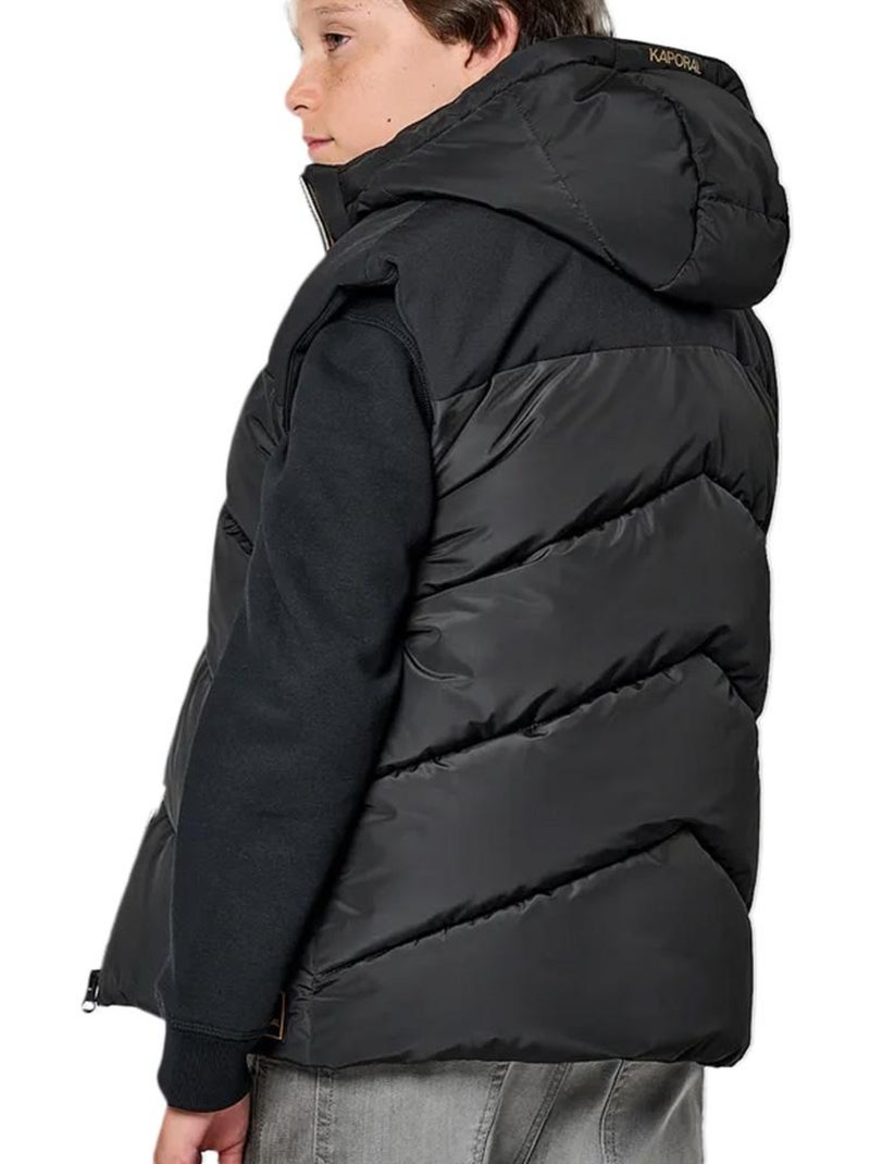 Kaporal MEXH Zwarte Bodywarmer voor Jongens Zwart - Kiabi