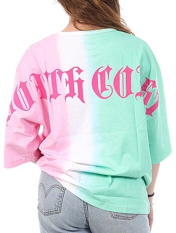 Kaporal miami t-shirt voor dames - roze/groen