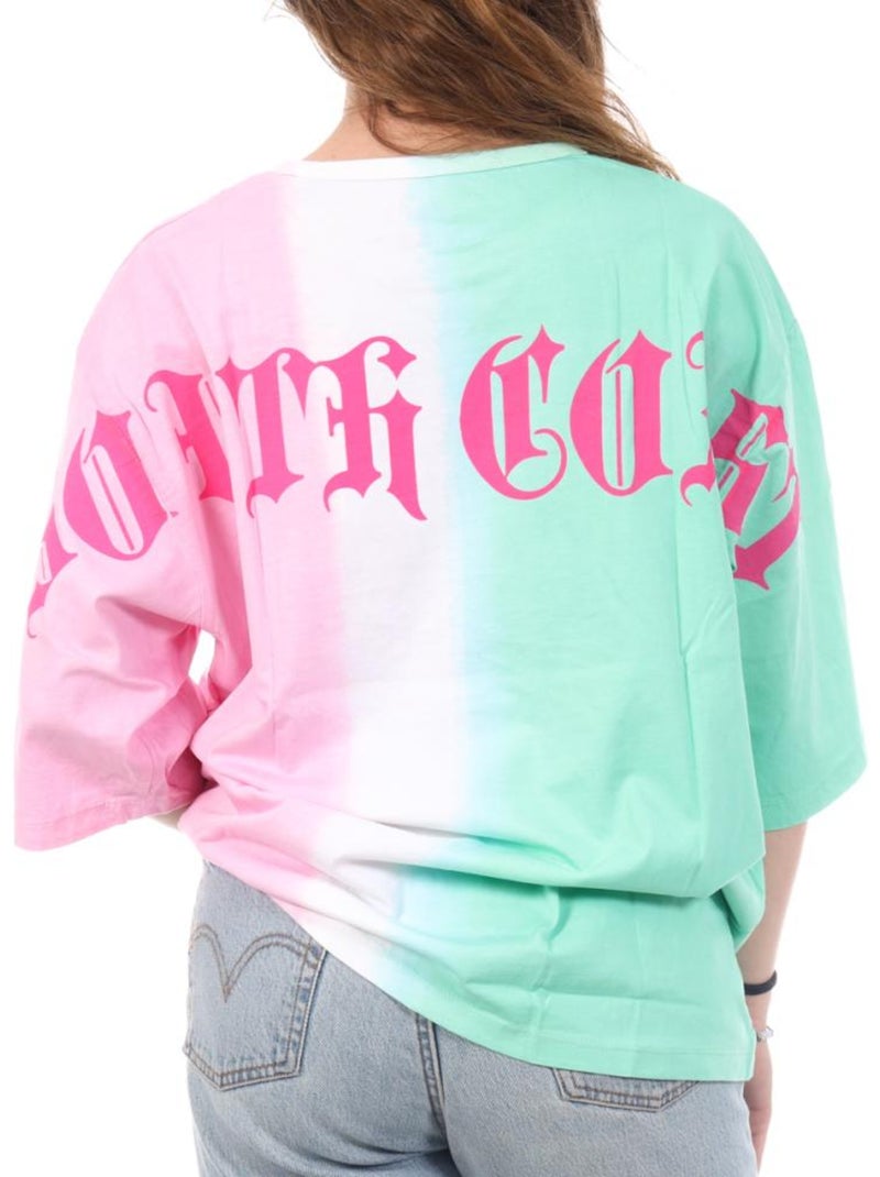 Kaporal Miami T-shirt voor Dames - Roze/Groen Groen - Kiabi
