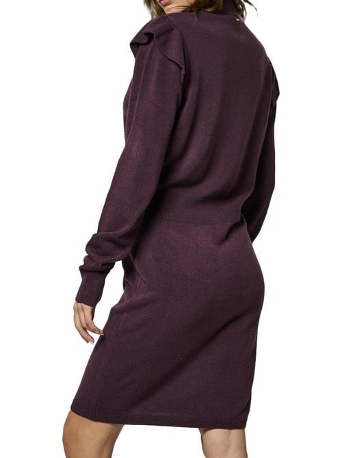 Kaporal MOJI Pruimekleurige Jurk voor Dames - Kiabi Kaporal MOJI Pruimekleurige Jurk voor Dames - Kiabi