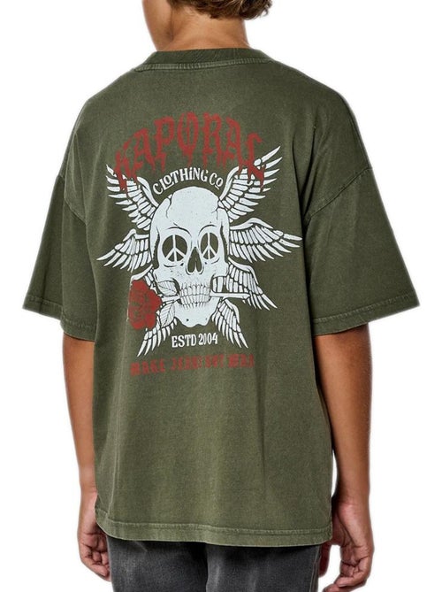 Kaporal Mosto Jongens T-Shirt Kaki - Kiabi Kaporal Mosto Jongens T-Shirt Kaki - Kiabi