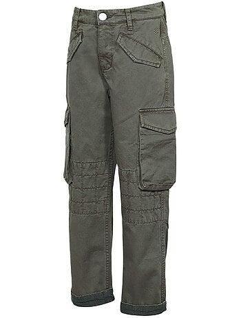 Kaporal mylo jongens cargo broek kaki
