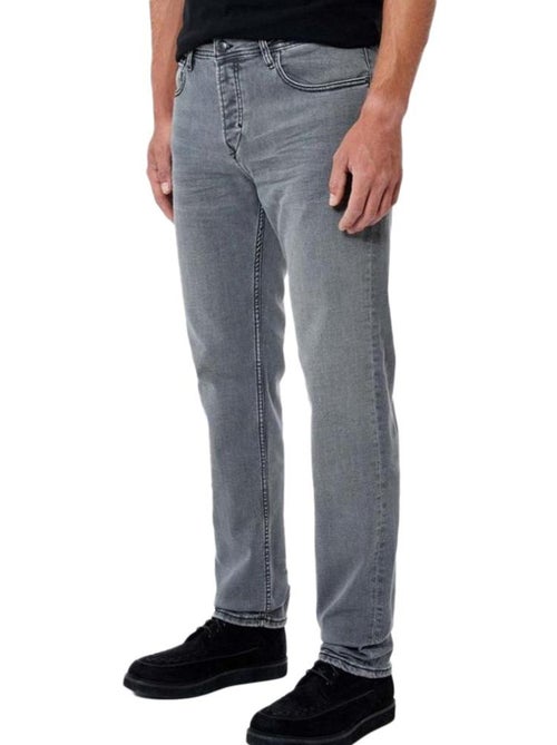 Kaporal NBBLBI Slim Fit Jeans voor Heren - Grijs - Kiabi Kaporal NBBLBI Slim Fit Jeans voor Heren - Grijs - Kiabi