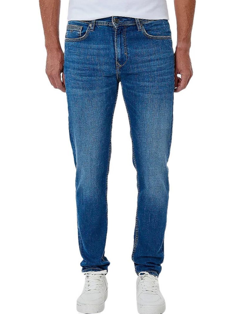 Kaporal NINOX Slim Fit Jeans voor Heren - Lichtblauw Verwassen Jeansblauw - Kiabi
