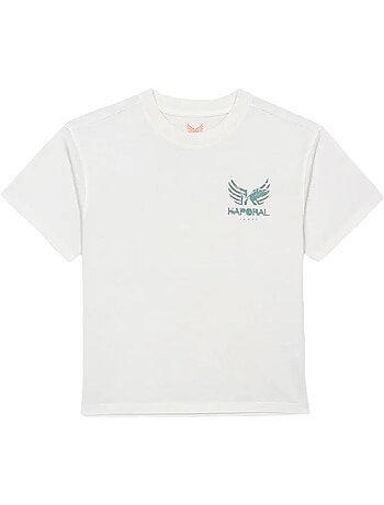 Kaporal obar t-shirt wit/groen voor jongens