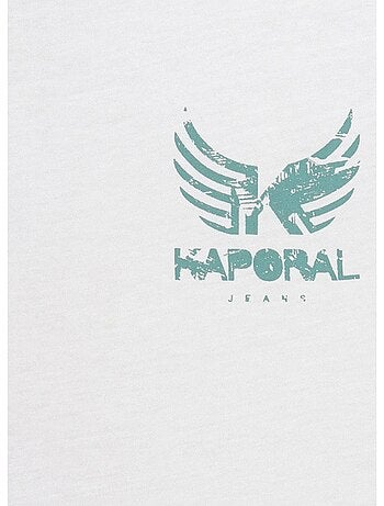 Kaporal obar t-shirt wit/groen voor jongens