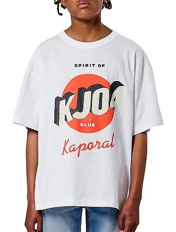 Kaporal obax wit t-shirt voor jongens