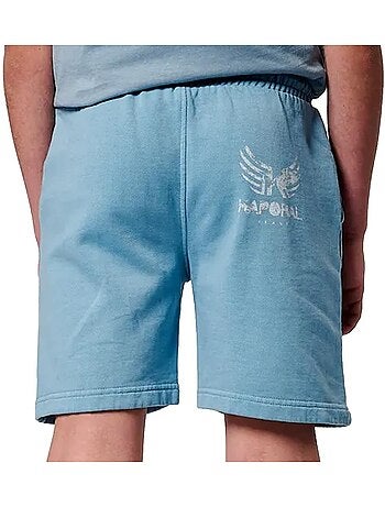 Kaporal obby jongens short blauw/krijt