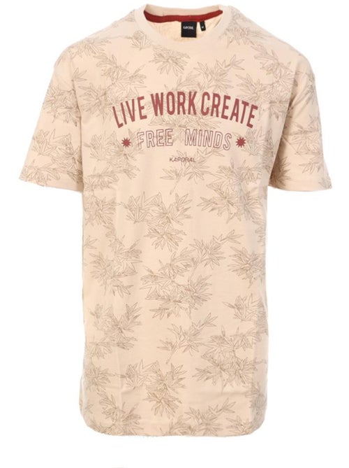 Kaporal OBELIH Jongens T-shirt Beige - Kiabi Kaporal OBELIH Jongens T-shirt Beige - Kiabi