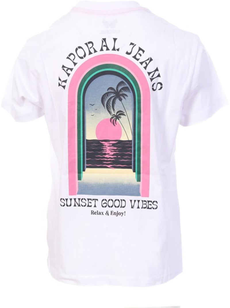 Kaporal OGLYE Wit T-shirt voor Jongens Wit - Kiabi