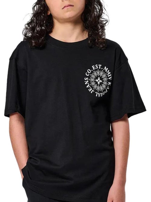 Kaporal Onito Jongens T-Shirt Zwart - Kiabi Kaporal Onito Jongens T-Shirt Zwart - Kiabi