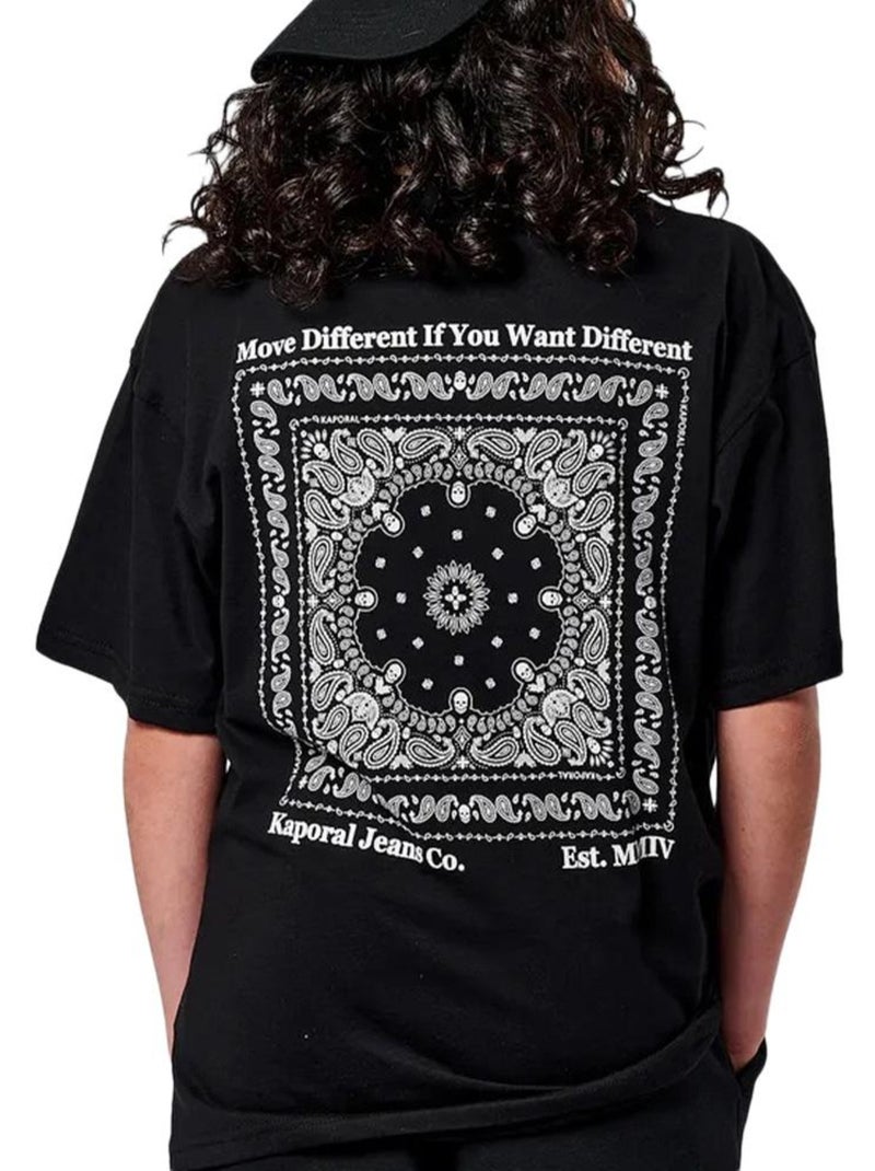 Kaporal Onito Jongens T-Shirt Zwart Zwart - Kiabi