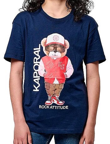Kaporal Onour T-shirt voor jongens, marineblauw
