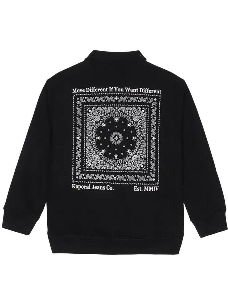 Kaporal Osmos Jongens Sweatshirt Zwart Zwart - Kiabi