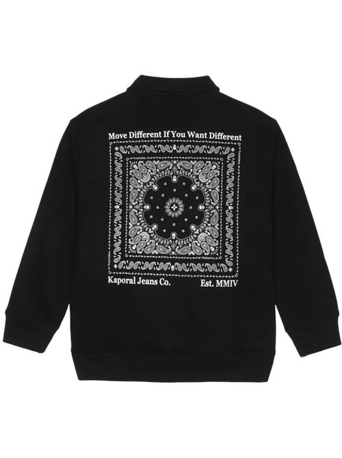 Kaporal Osmos Jongens Sweatshirt Zwart - Kiabi Kaporal Osmos Jongens Sweatshirt Zwart - Kiabi