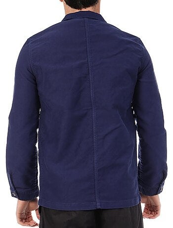 Kaporal paul heren overhemd - marineblauw