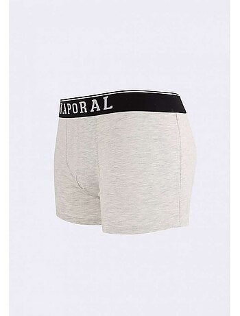 Kaporal QUADMH Heren Boxershorts - Set van 3 Zwart/Wit/Grijs