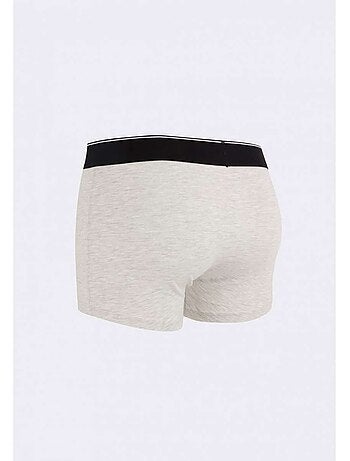 Kaporal QUADMH Heren Boxershorts - Set van 3 Zwart/Wit/Grijs