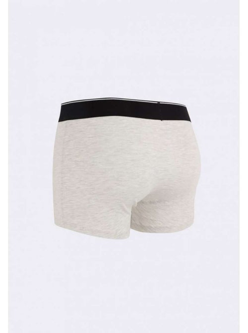 Kaporal QUADMH Heren Boxershorts - Set van 3 Zwart/Wit/Grijs - Kiabi Kaporal QUADMH Heren Boxershorts - Set van 3 Zwart/Wit/Grijs - Kiabi