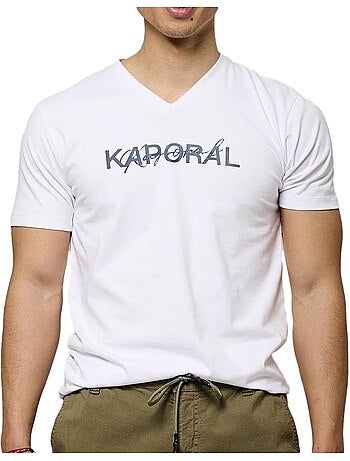 Kaporal raly wit t-shirt voor heren