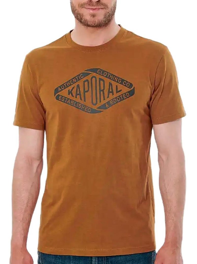 Kaporal RAZH Camel T-shirt voor Heren Cappuccinobruin - Kiabi