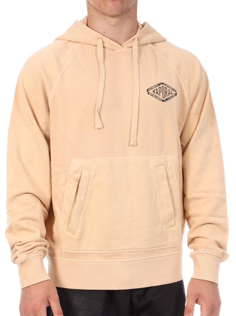 Kaporal RELICH Beige Heren Hoodie met Rits Beige - Kiabi