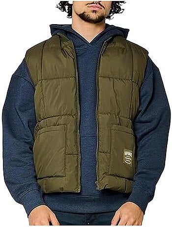 Kaporal ringoh heren bodywarmer kaki