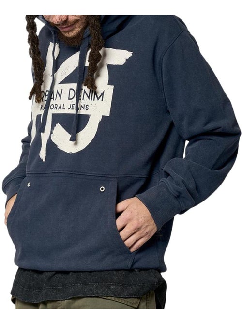 Kaporal RIX Marineblauwe Heren Sweatshirt - Kiabi Kaporal RIX Marineblauwe Heren Sweatshirt - Kiabi
