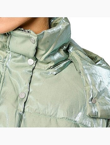 Kaporal saki iriserende groene dames bodywarmer
