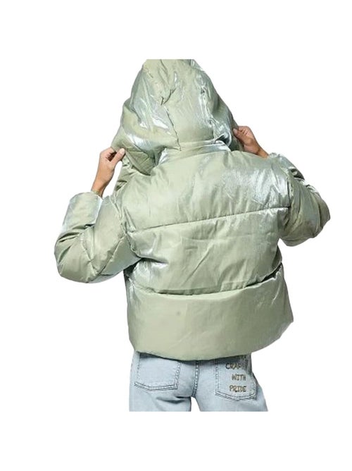 Kaporal SAKI Iriserende Groene Dames Bodywarmer - Kiabi Kaporal SAKI Iriserende Groene Dames Bodywarmer - Kiabi