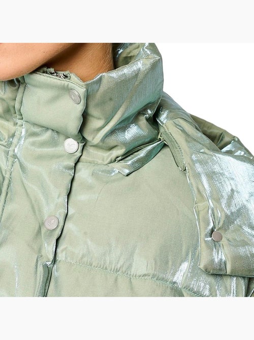 Kaporal SAKI Iriserende Groene Dames Bodywarmer - Kiabi Kaporal SAKI Iriserende Groene Dames Bodywarmer - Kiabi