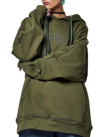 Kaporal salto groen/roze hoodie voor heren
