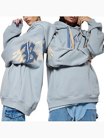 Kaporal salto groen/roze hoodie voor heren