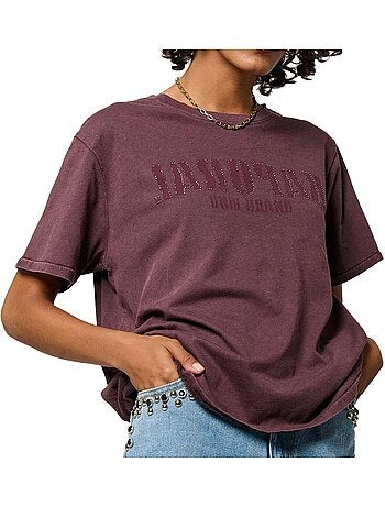Kaporal sarmy bordeaux rood dames t-shirt