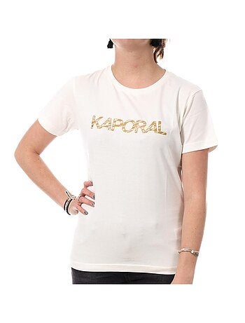 Kaporal selorh wit t-shirt voor dames