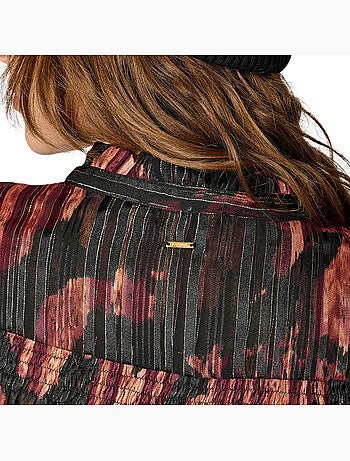 Kaporal seven dames blouse zwart/rood