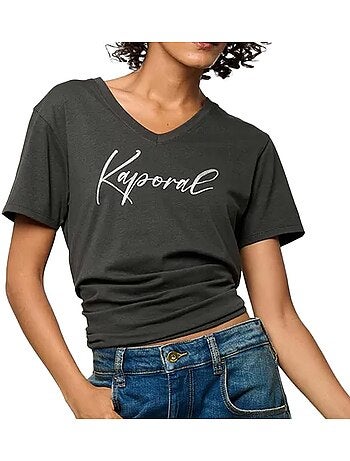 Kaporal signe grijs dames t-shirt