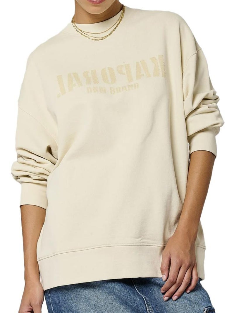 Kaporal SILT Beige Dames Sweatshirt Beige - Kiabi