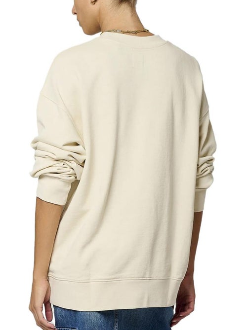 Kaporal SILT Beige Dames Sweatshirt - Kiabi Kaporal SILT Beige Dames Sweatshirt - Kiabi