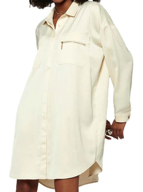 Kaporal SIREN Beige Jurk voor Dames - Kiabi Kaporal SIREN Beige Jurk voor Dames - Kiabi