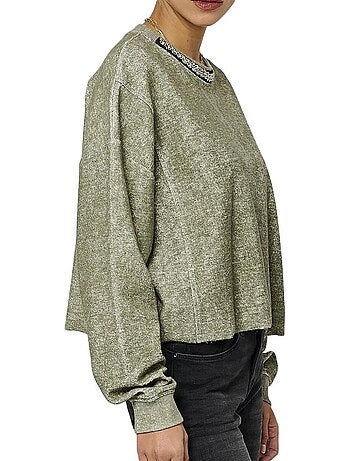 Kaporal snaps kaki dames sweater