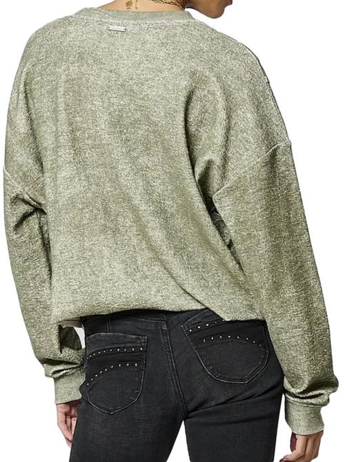 Kaporal SNAPS kaki dames sweater - Kiabi Kaporal SNAPS kaki dames sweater - Kiabi
